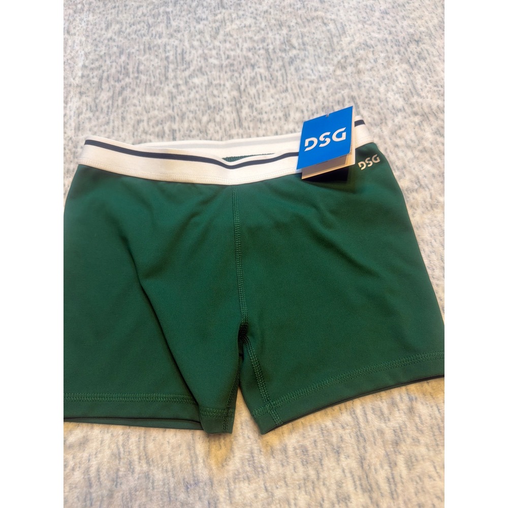DSG Kids Momentum Mid Rise Green Athletic Shorts Size M 10 12 NWT